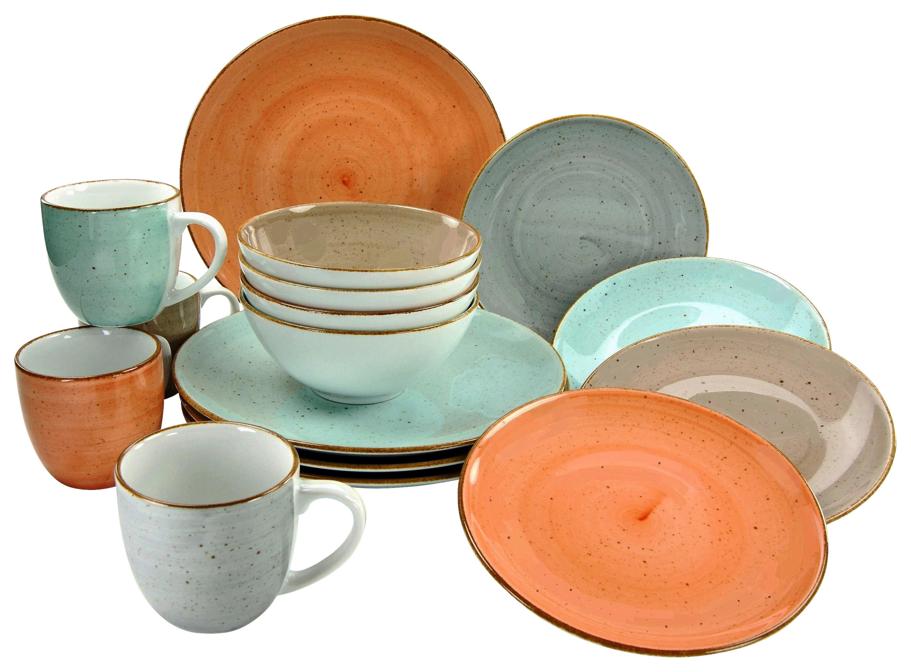 CreaTable Kombiservice Vintage Nature Vintage Nature - multicolor - CreaTable