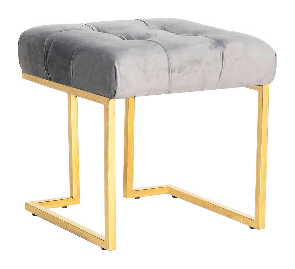 360 Living Hocker Rare 101 grau B/H/T: ca. 48x48x48 cm Rare 101 - grau (48,00/48,00/48,00cm) - 360 Living