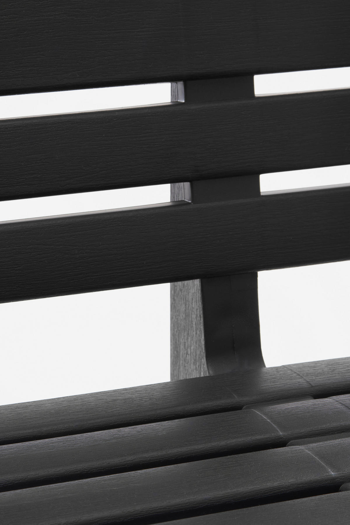 ProGarden Gartenbank Genziana anthrazit Kunststoff B/H/L: ca. 52x71x110 cm Genziana - anthrazit (110,00/52,00/71,00cm) - ProGarden