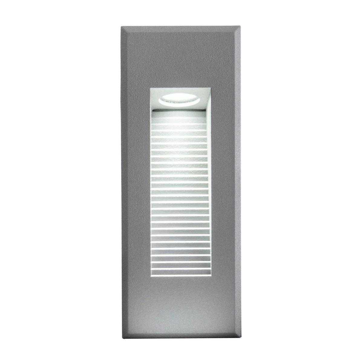 LED-Außenwandleuchte 1149259 silber B/H/L: ca. 6,6x17,1x7,3 cm LED Außenwandleuchte KOLARI mit LED - silber (7,30/6,60/17,10cm) - Näve Leuchten