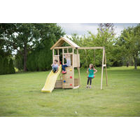 Wendi Toys Stelzenspielhaus Biene natur B/H/T: ca. 270x270x280 cm Biene - gelb/natur (270,00/270,00/280,00cm) - Wendi Toys