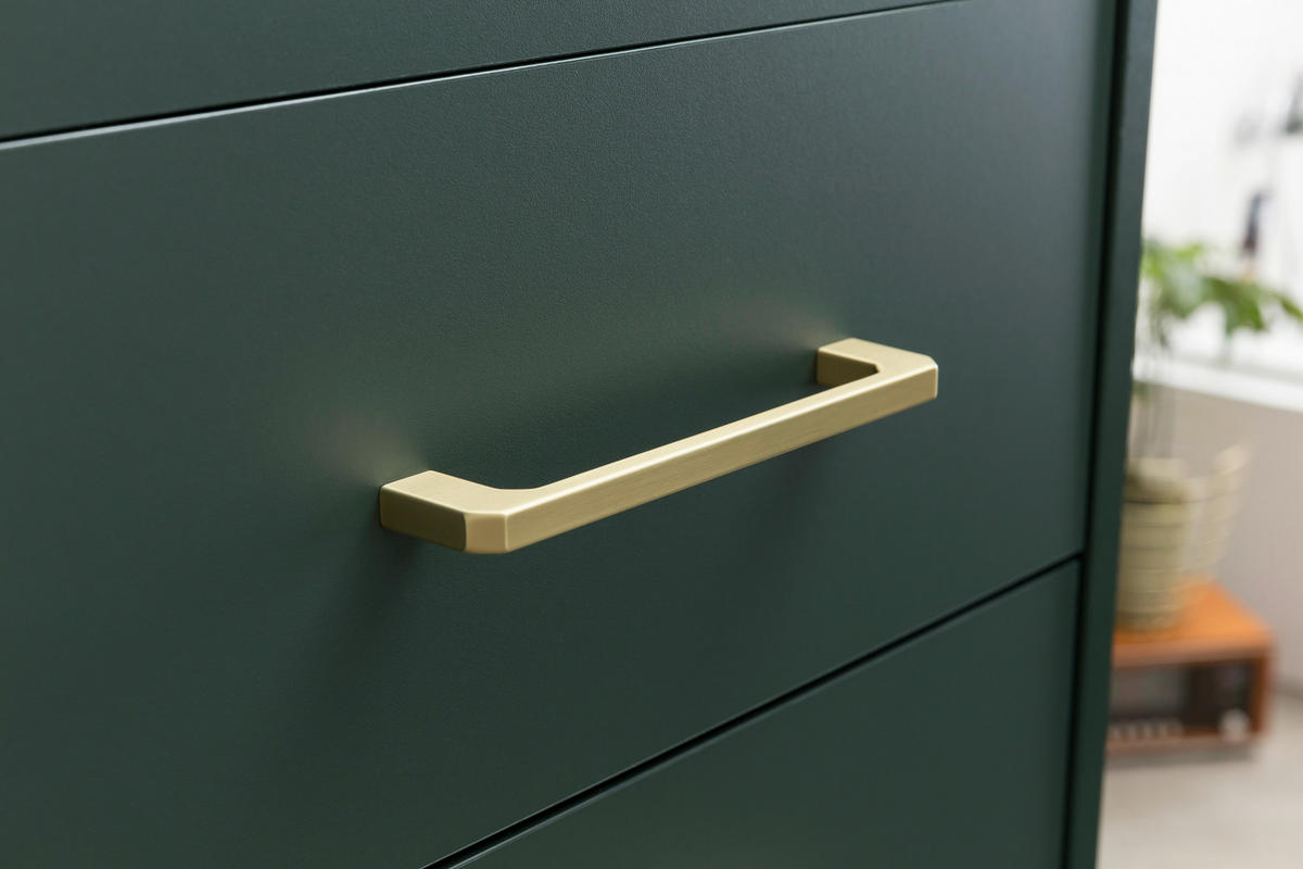 Midischrank Kent waldgrün B/H/T: ca. 67,1x117,4x33,1 cm Kent - waldgrün (67,10/117,40/33,10cm) - Möbelpartner