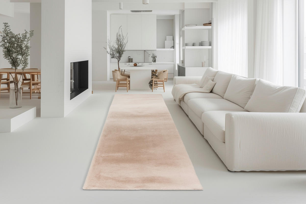 Obsession Teppich My Riviera weiß B/L: ca. 80x300 cm My Riviera - weiß (80,00/300,00cm) - Obsession