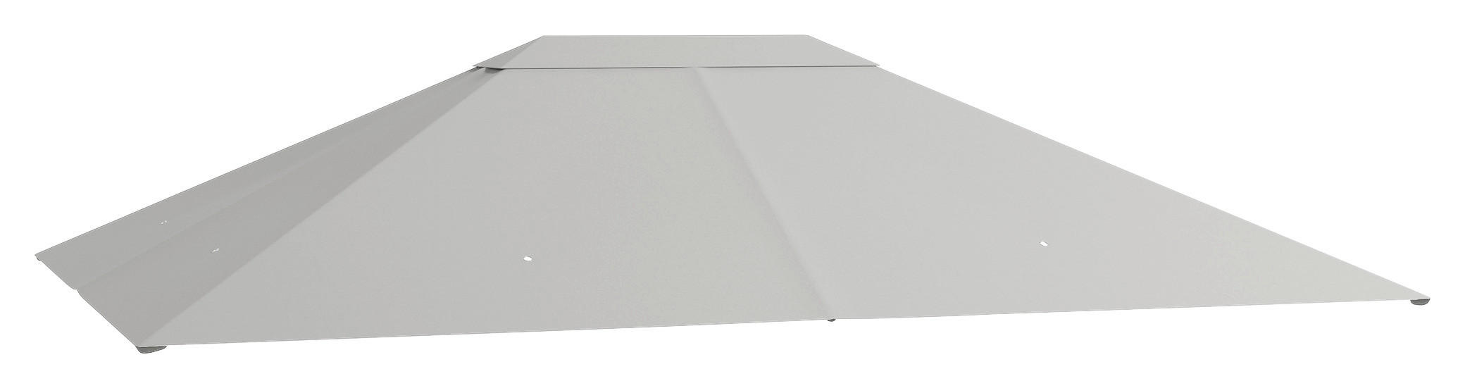 Outsunny Pavillondach hellgrau Polyester B/H/L: ca. 297x1x397 cm Pavillondach - hellgrau (397,00/297,00/1,00cm) - Outsunny