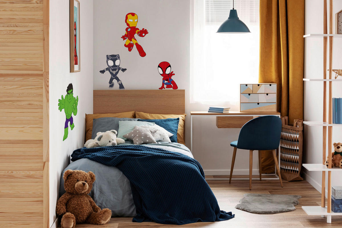 Komar Wandtattoo Spidey+Amazing Friends Power Group  Spidey+Amazing Friends Power Group B/L: ca. 50x70 cm Spidey+Amazing Friends Power Group - (50,00/70,00cm) - Komar