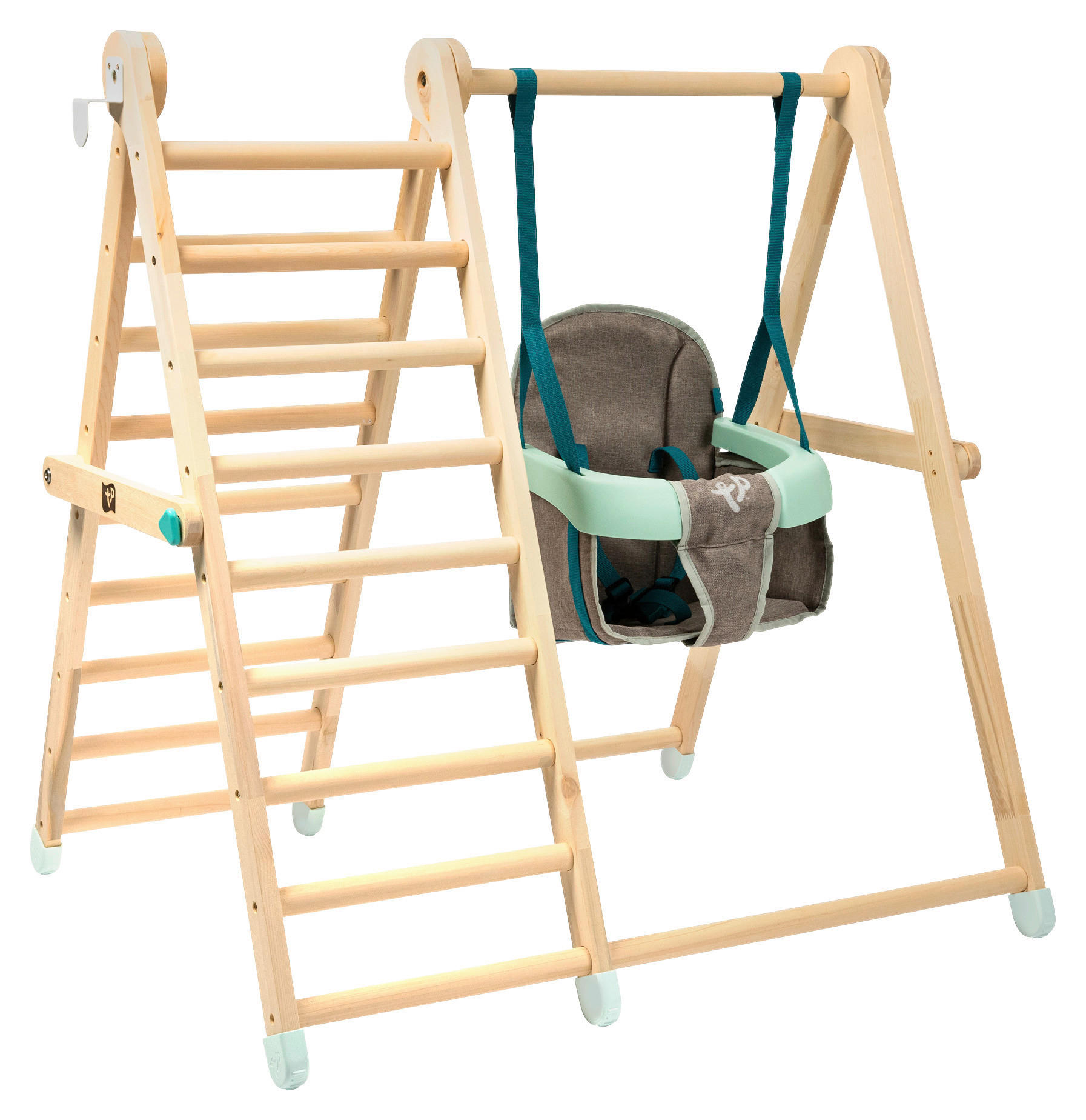 TP Toys Klettergerüst Active Tots Swing-Set natur B/H/T: ca. 84x101x101 cm