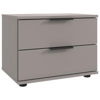 Nachtkonsole Easy Plus Sahara grau B/H/T: ca. 52x40x38 cm Easy Plus - schwarz/Sahara (52,00/40,00/38,00cm)