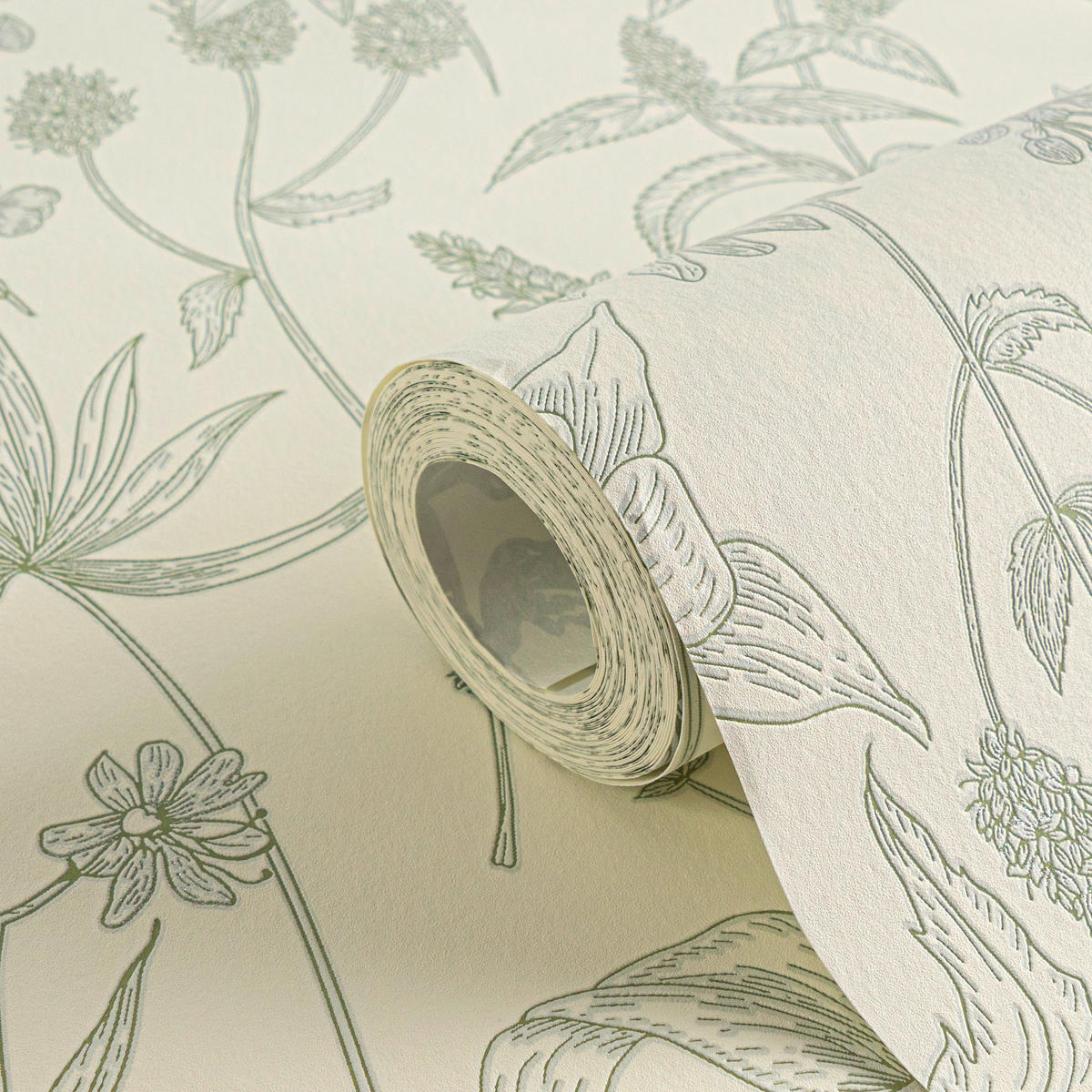 A.S.Creation Vliestapete weiß B/H/D: ca. 53x1005x9,3 cm Vliestapete - weiß (9,30/1005,00cm) - A.S.Creation