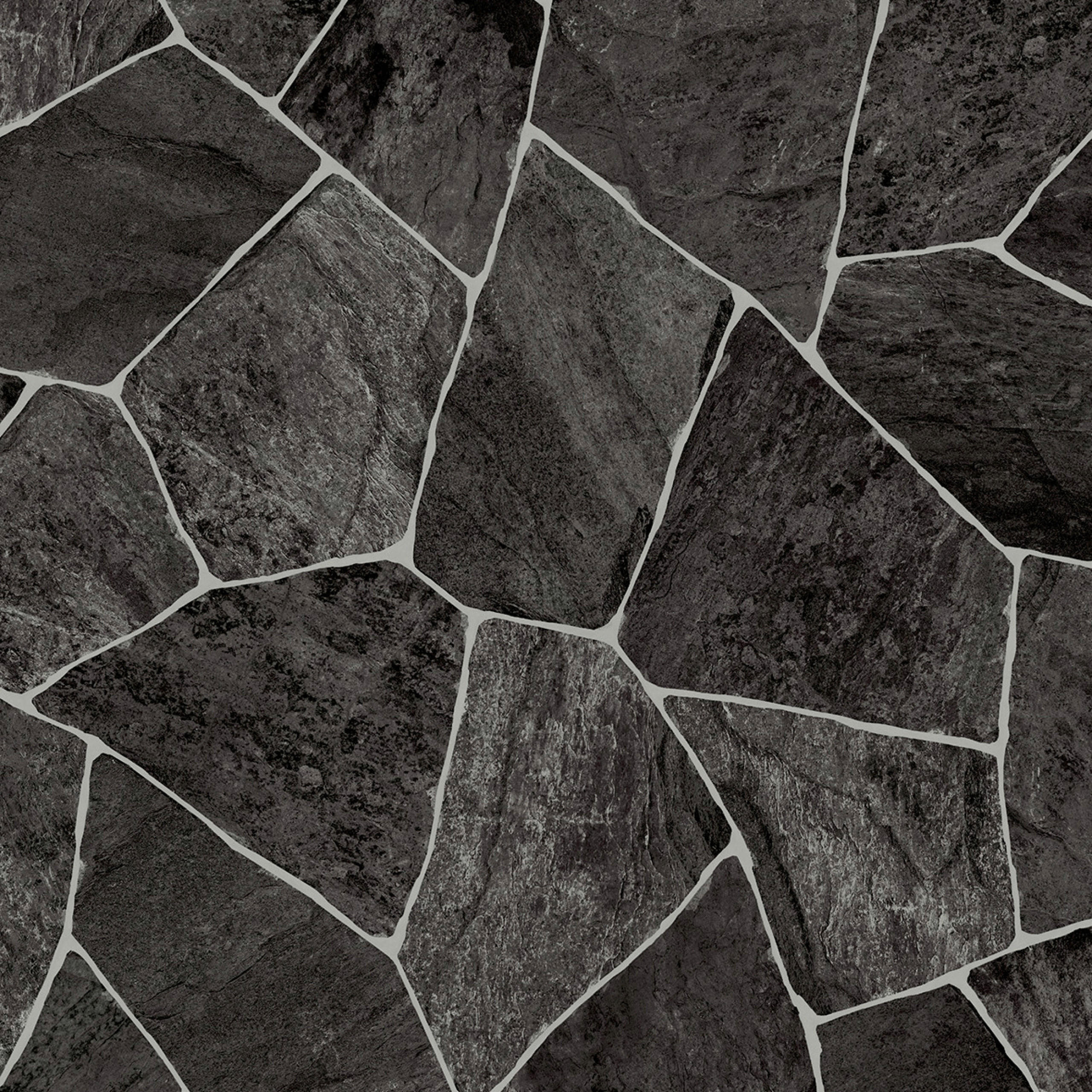 Vinylboden Pebble Bruchstein B/L: ca. 400x500 cm pro Stück Pebble - anthrazit (400,00/500,00cm)
