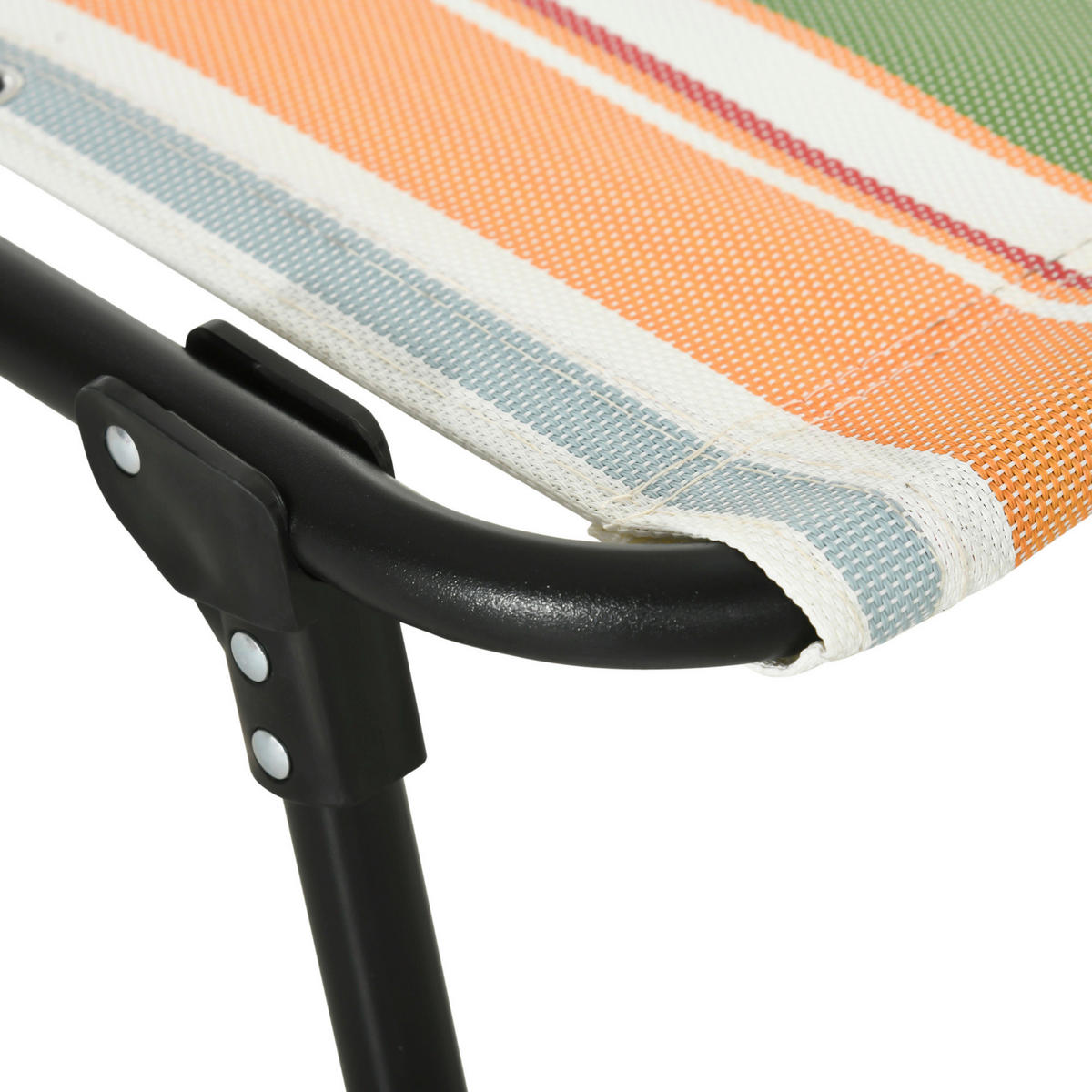 Outsunny Sonnenliege mehrfarbig Stahl B/H/L: ca. 58x30x189 cm Sonnenliege - mehrfarbig (189,00/58,00/30,00cm) - Outsunny