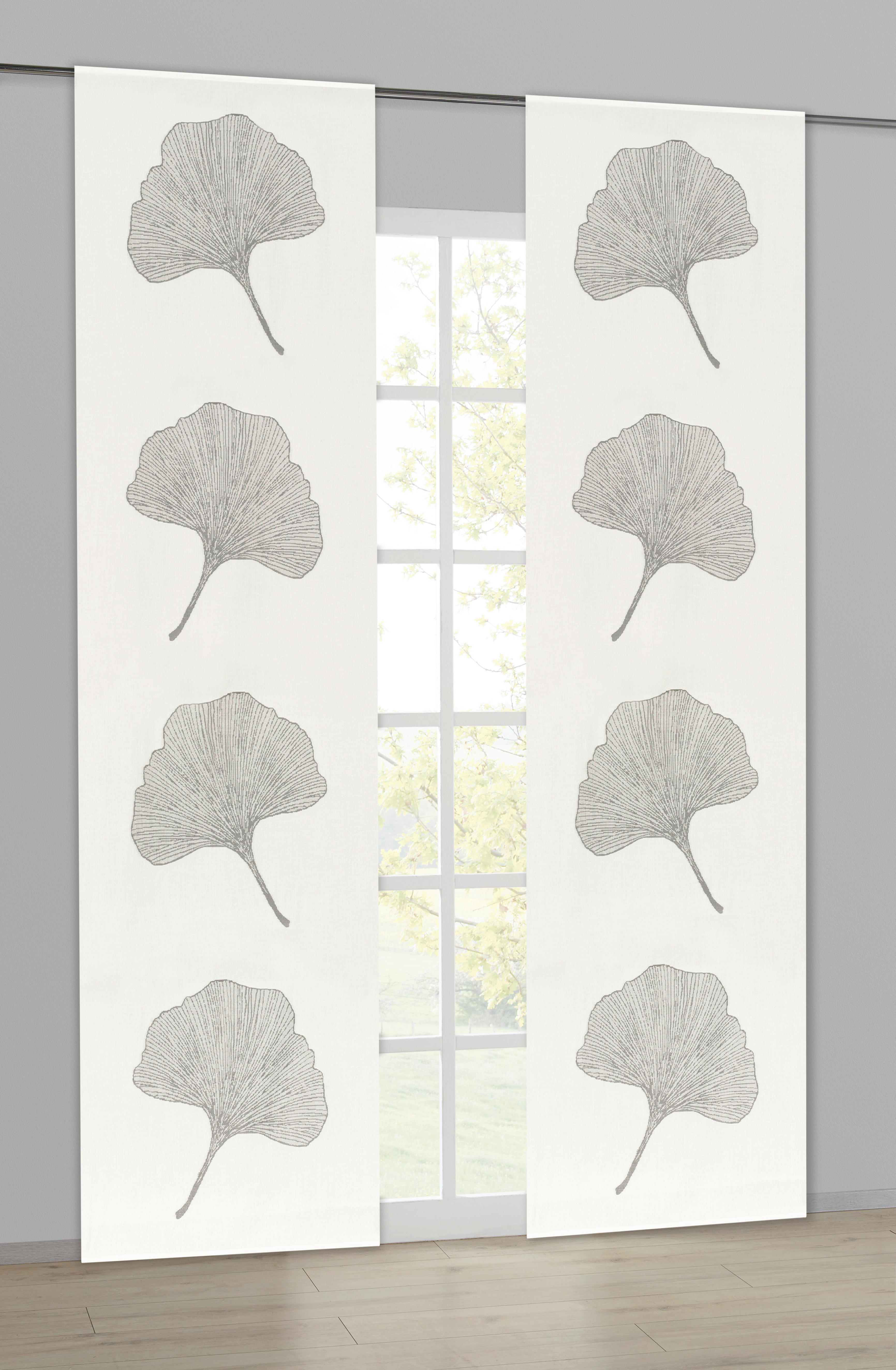 Schiebevorhang Nika offwhite B/L: ca. 60x245 cm Nika - offwhite (60,00/245,00cm)
