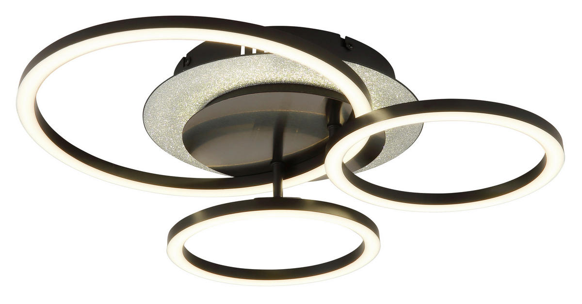 GLOBO Deckenventilator Deckenleuchte-Norberto - schwarz (32,00/13,00/40,50cm) - GLOBO