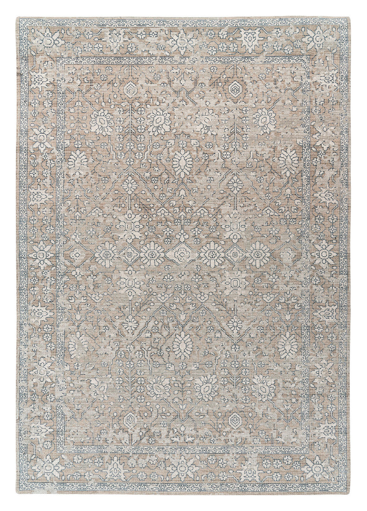 Kayoom Flachflorteppich Perry 125 beige B/L: ca. 160x230 cm Perry 125 - beige/khaki (160,00/230,00cm) - Kayoom