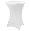 VCM Stretch-Husse für Stehtisch weiß Polyester-Mischgewebe H/D: ca. 110x80 cm Stretch-Husse_für_Stehtisch - weiß (80,00/110,00cm) - VCM