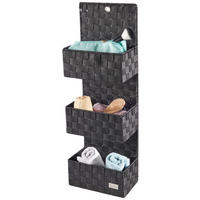 POCOline Wandkorb schwarz Nylon B/H/L: ca. 25x75x15 cm Wandkorb schwarz - schwarz (15,00/25,00/75,00cm) - POCOline