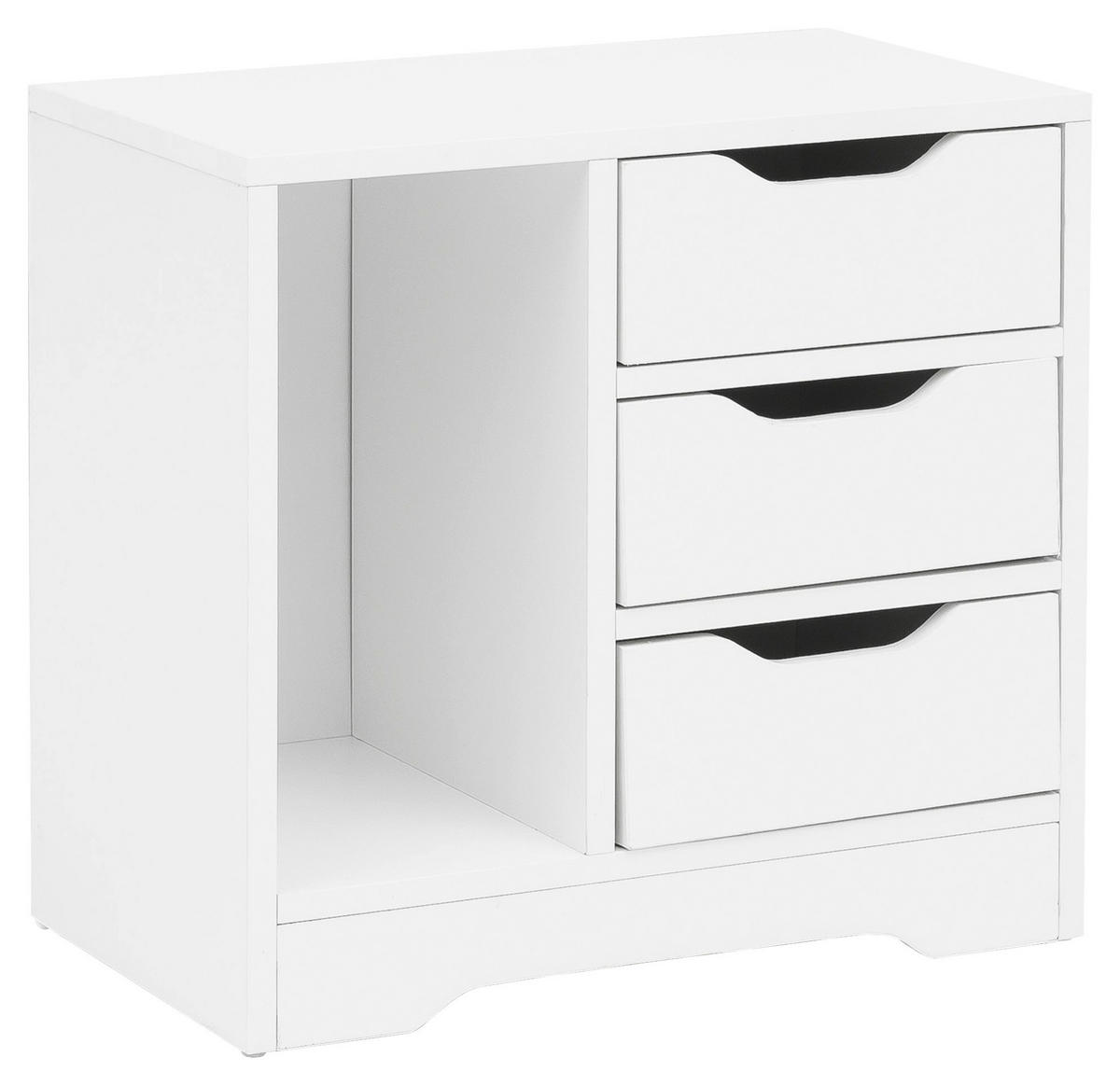 Nachtkonsole  B/H/T: ca. 49x50x30 cm Nachtkonsole - (49,00/50,00/30,00cm) - Wohnling