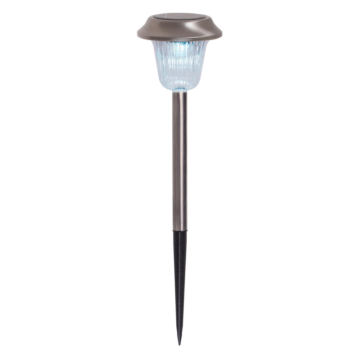 4er Set LED-Außenleuchte 4043306 silber H: ca. 39 cm 4er Set LED Außenleuchte - silber (39,00cm) - Näve Leuchten