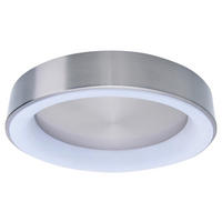 Näve Leuchten Deckenleuchte 1386961 nickel matt Kunststoff Metall B/H/T: ca. 46,5x8x46,5 cm null 1 Brennstellen Multo - nickel matt (46,50/8,00/46,50cm) - Näve Leuchten