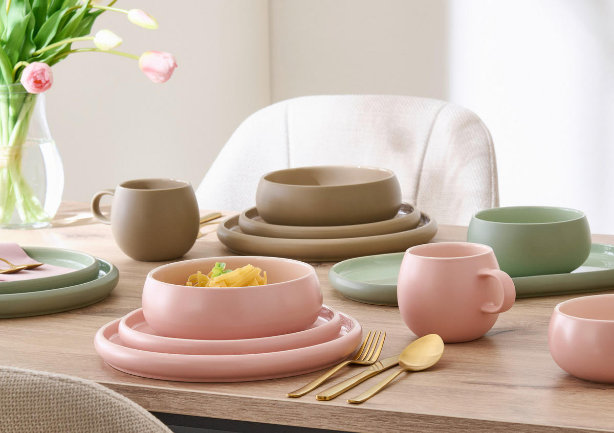 Essteller beige Steinzeug D: ca. 26,3 cm Essteller_Modern - beige (26,30cm)