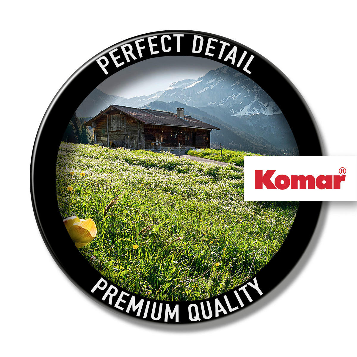 Komar Fototapete Alpenglück B/L: ca. 400x280 cm Alpenglück - (400,00/280,00cm) - Komar