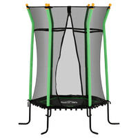 HOMCOM Kindertrampolin grün B/H/L: ca. 163,5x190x163,5 cm Kindertrampolin - grün (163,50/163,50/190,00cm) - HOMCOM