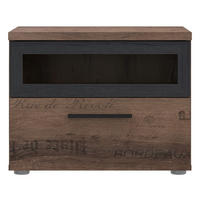 Nachtkonsole  schlamm Eiche Nachbildung B/H/T: ca. 52x40,8x41,3 cm Jacky_Nachtkonsole - Eiche/schlamm (52,00/40,80/41,30cm)