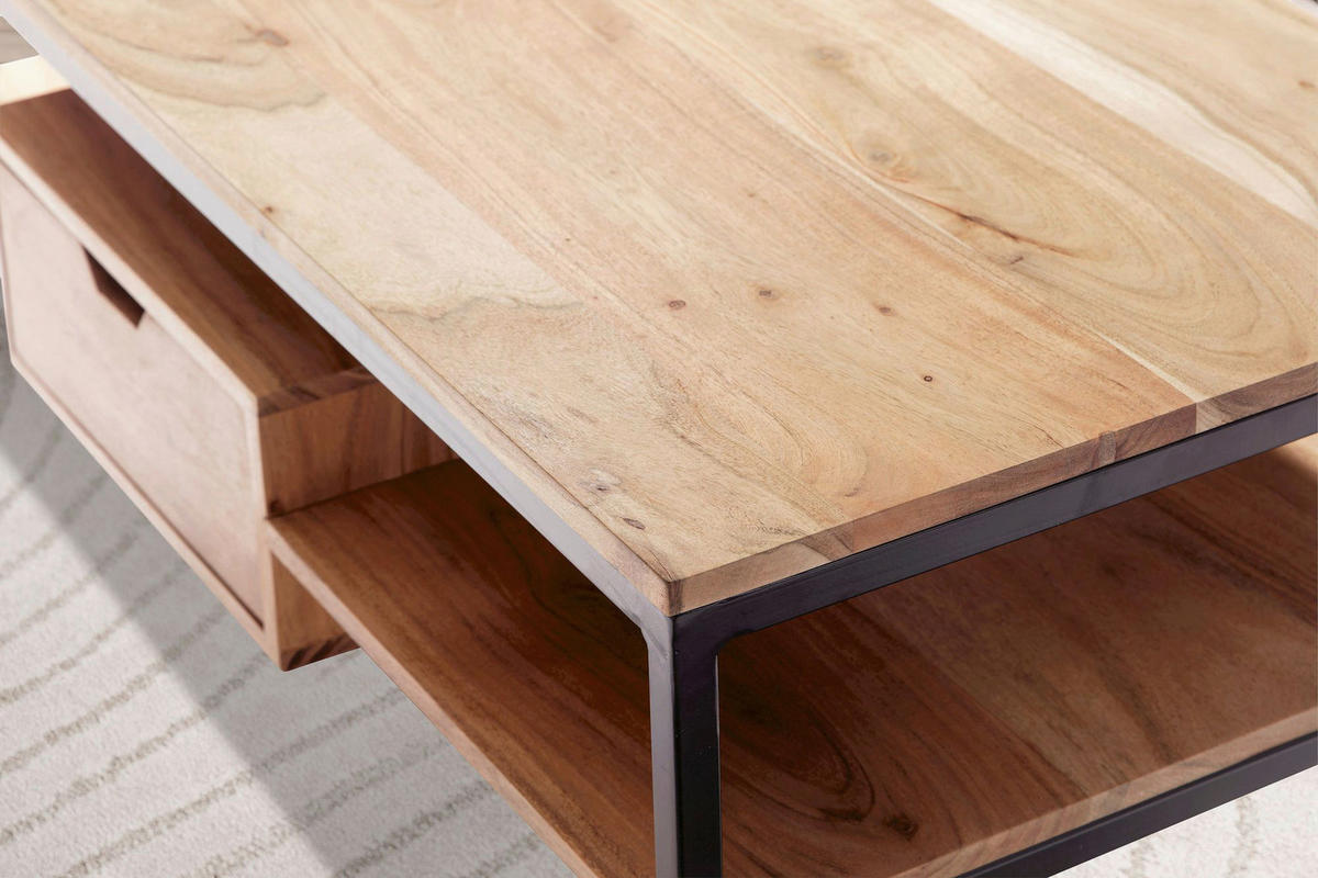 Couchtisch  B/H/T: ca. 90x42x50 cm Couchtisch - (90,00/42,00/50,00cm) - Wohnling
