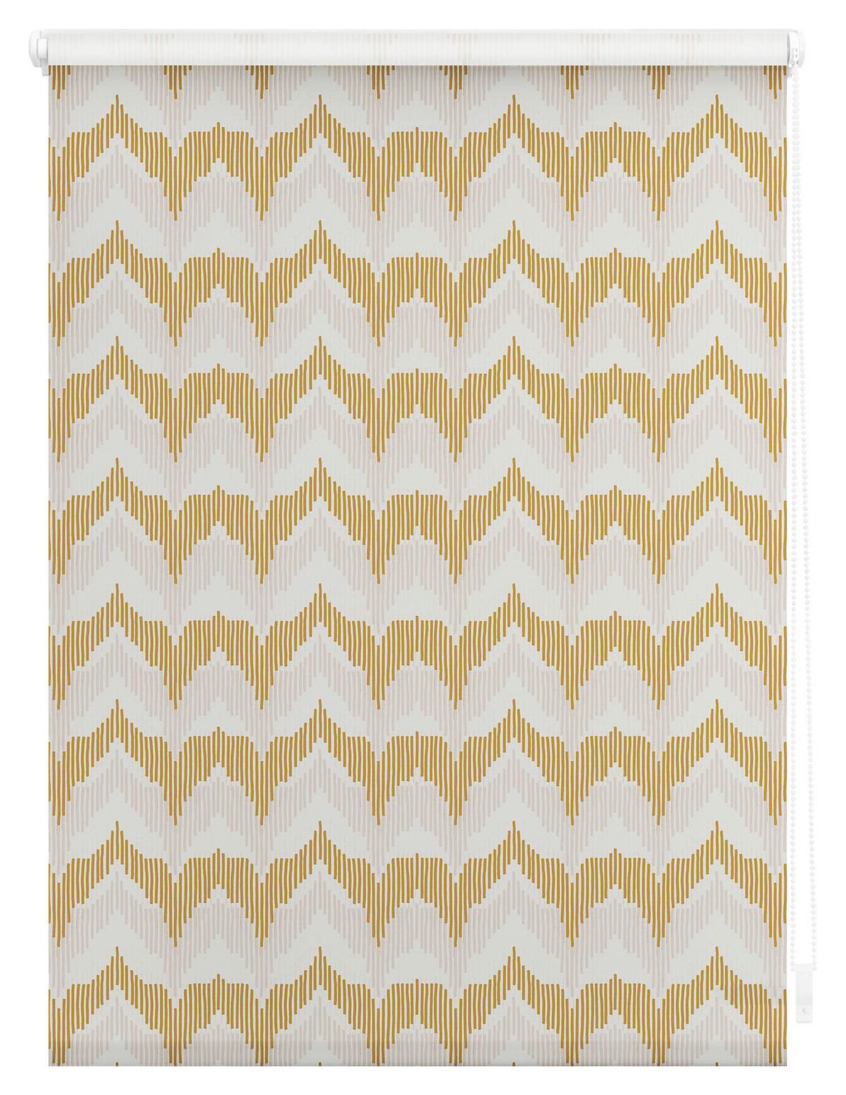 Rollo Boho Zig Zag gelb B/L: ca. 80x150 cm Boho Zig Zag - gelb (80,00/150,00cm) - LICHTBLICK