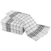 Geschirrtuch Geschirrtuch_8erPack 45x70cm schw. - schwarz (45,00/70,00cm) - Sensation