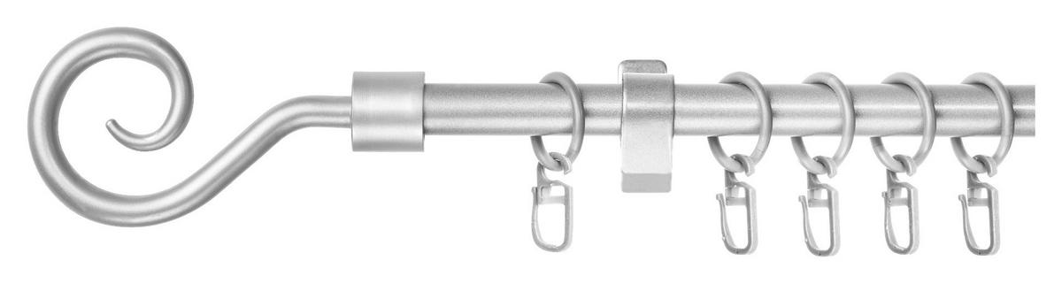 Gardinenstange Kringel Kringel - silber (0,16cm) - LICHTBLICK
