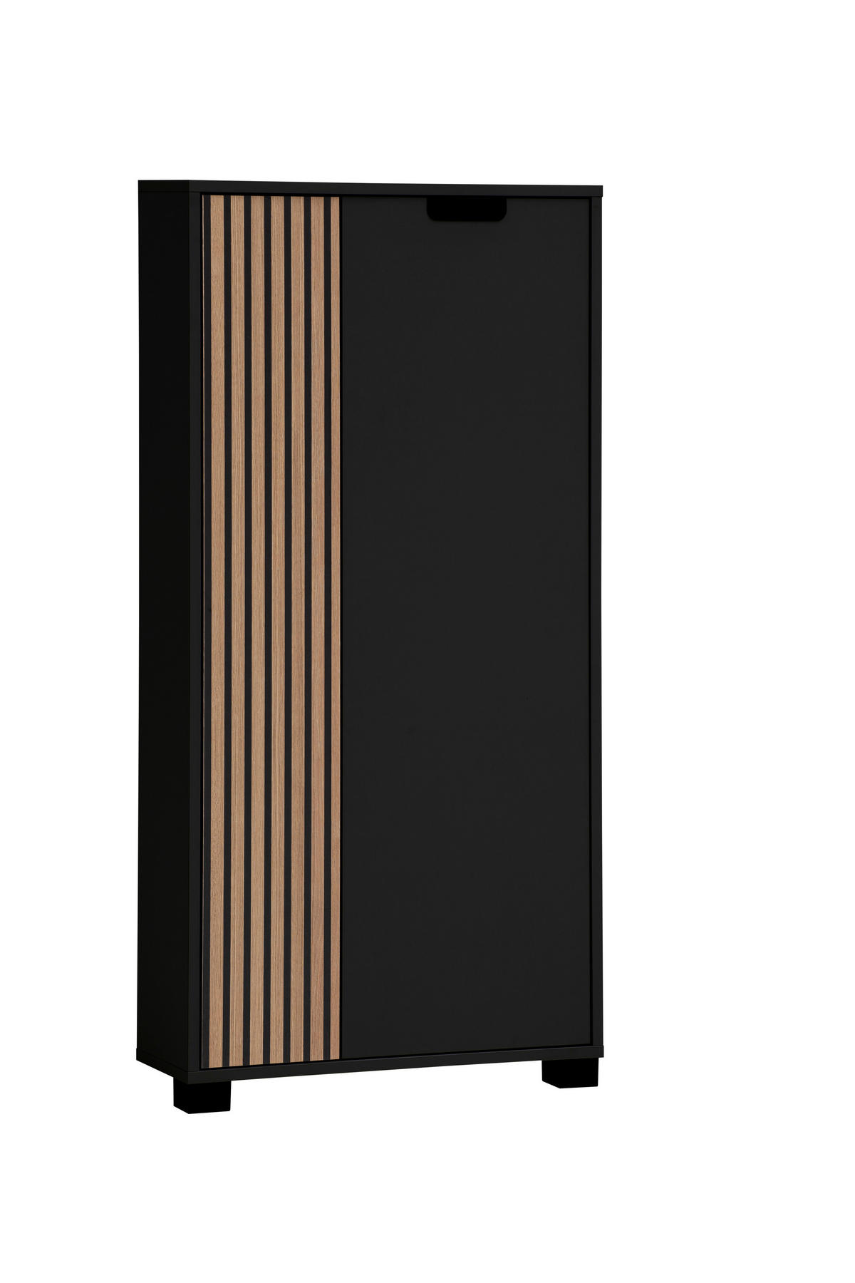 Highboard Ryker schwarz matt B/H/T: ca. 59,8x124x19,55 cm Ryker - schwarz (59,80/124,00/19,55cm) - Möbelpartner