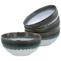 CreaTable Schüssel-Set Cascade grau Steinzeug Cascade - grau - CreaTable