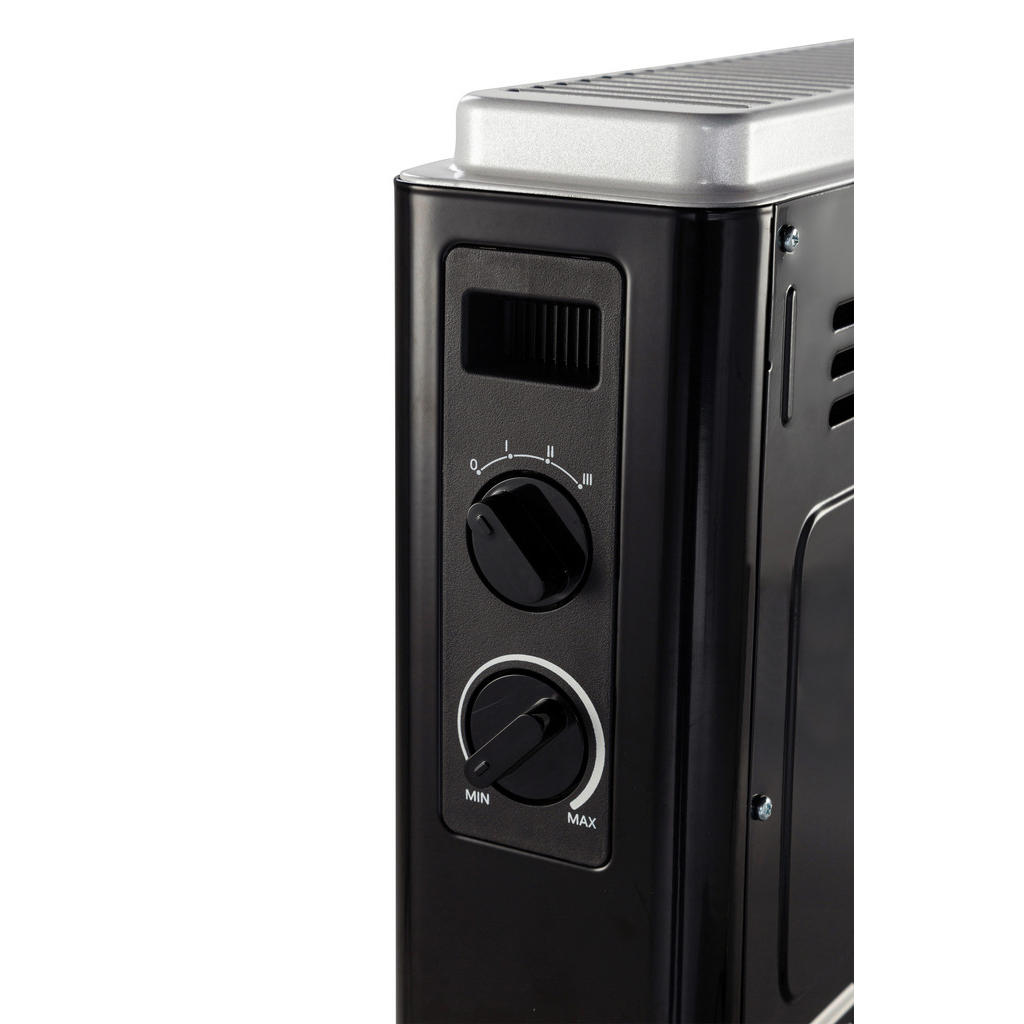 Thumbnail - Konvektor Heizung NDK20-21A schwarz Metall B/H/T: ca. 53x38x17 cm ca. 2000 W