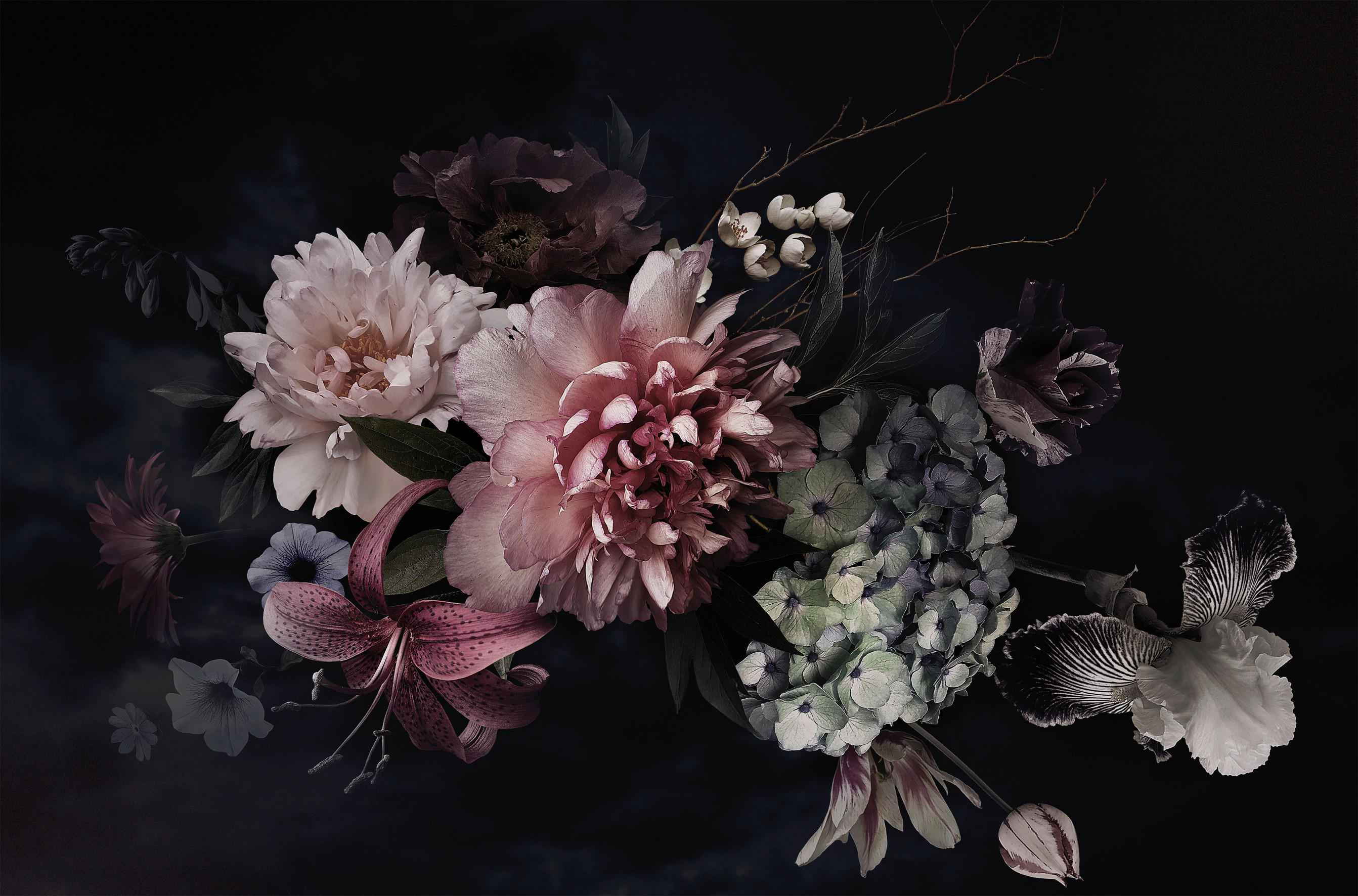 Bönninghoff Keilrahmenbild Blumen B/H/L: ca. 118x2x78 cm Keilrahmenbild 78x118cm - (78,00/118,00/2,00cm) - Bönninghoff