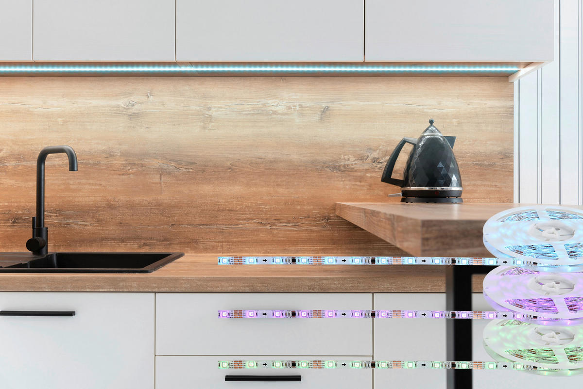 GLOBO LED-Streifen LED BAND weiß B/H/T: ca. 1x0,3x500 cm LED BAND - weiß (1,00/0,30/500,00cm) - GLOBO