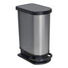 Rotho Treteimer PASO grau B/H/L: ca. 29x67x44 cm PASO - grau (44,00/29,00/67,00cm) - Rotho