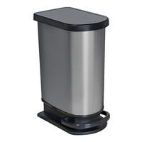 Rotho Treteimer PASO grau B/H/L: ca. 29x67x44 cm PASO - grau (44,00/29,00/67,00cm) - Rotho
