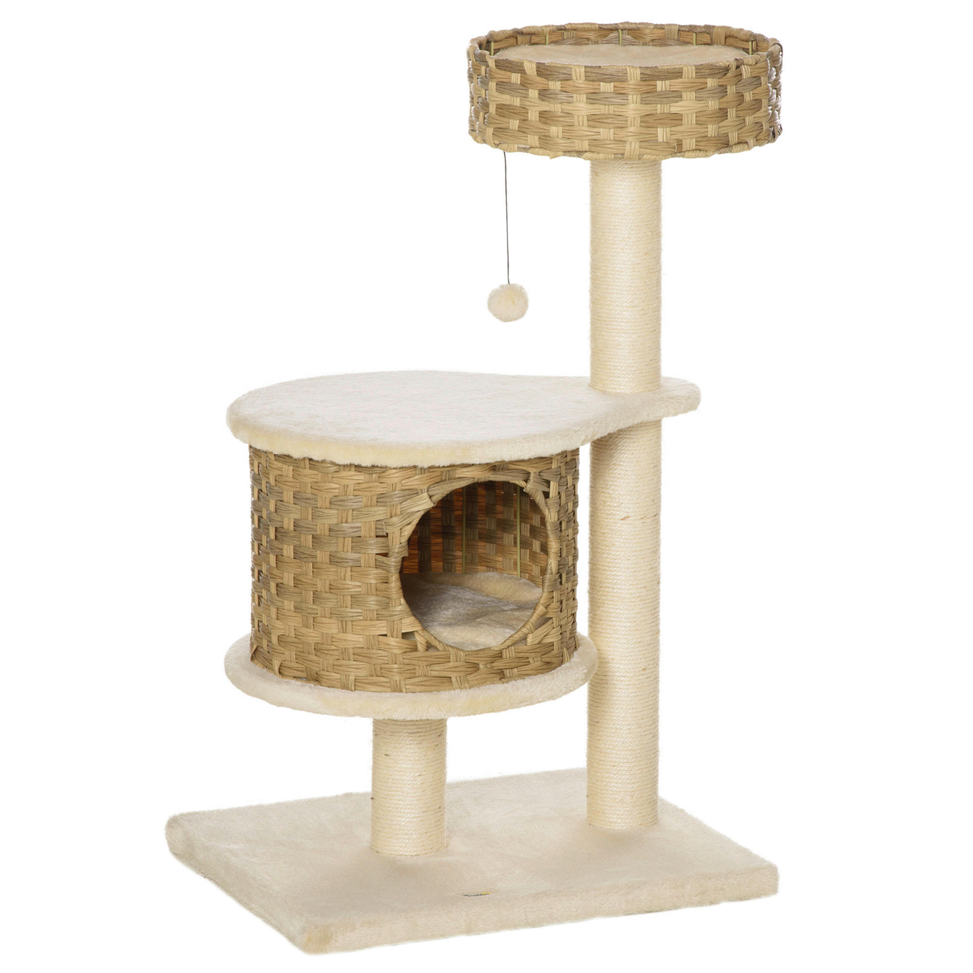 PawHut Kratzbaum Kratzbaum - (55,00/47,00/95,00cm) - PawHut