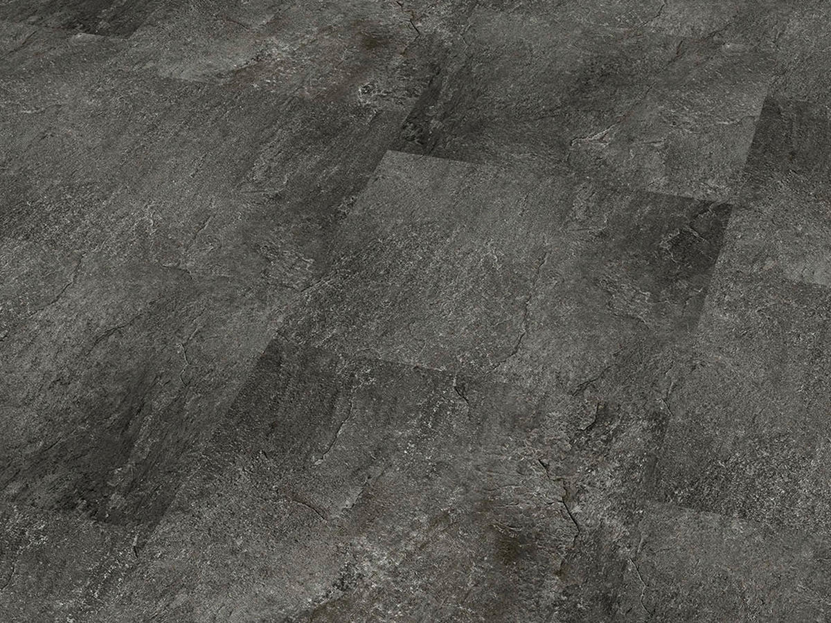 Vinylfliese Dark Slate, ca. 1,045 m² im Paket B/L: ca. 45,72x45,72 cm Dark Slate, ca. 1,045 m² im Paket - schiefer (45,72/45,72cm)