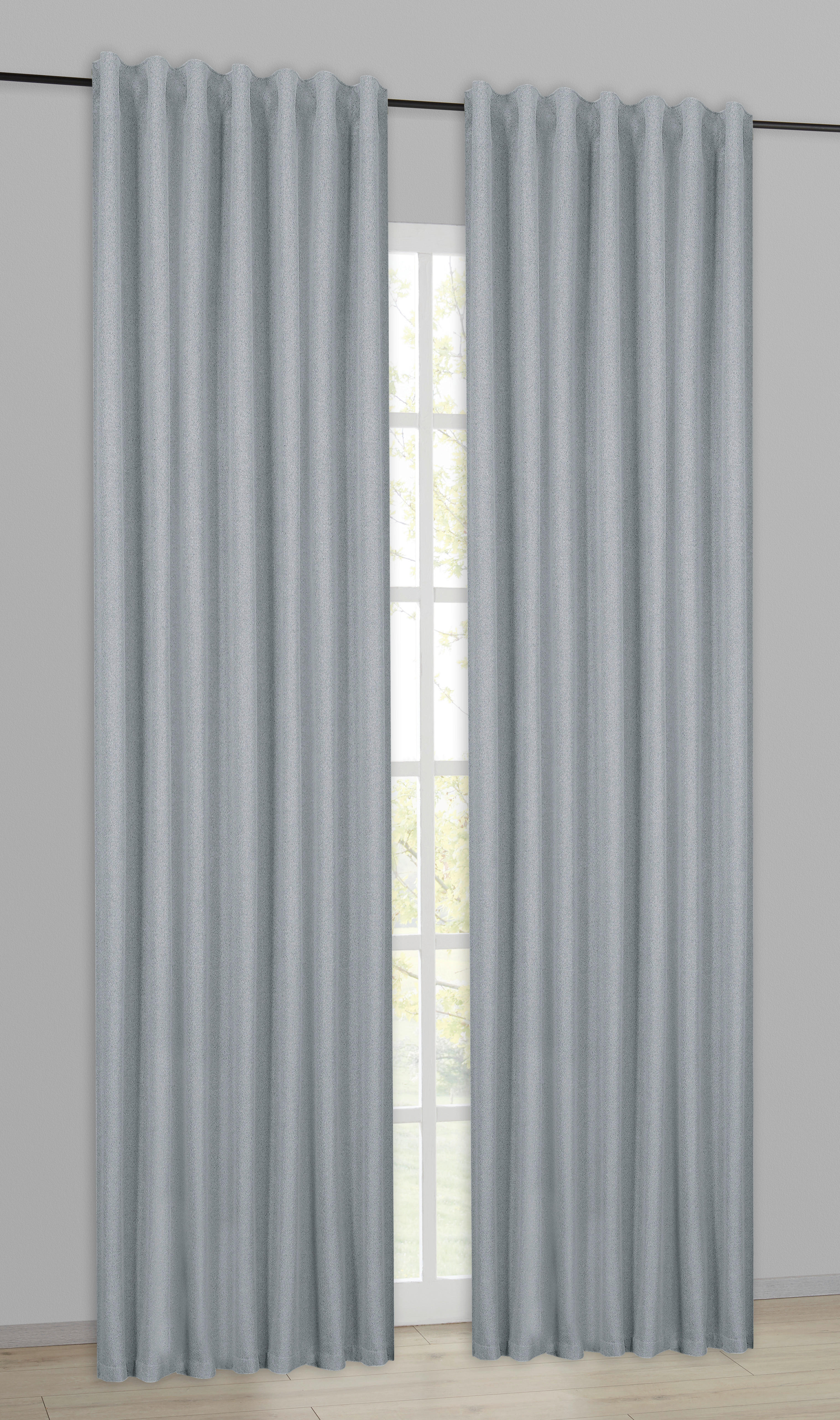 Verdunklungsvorhang Noah anthrazit B/L: ca. 135x245 cm Noah - anthrazit (135,00/245,00cm) - home Topline
