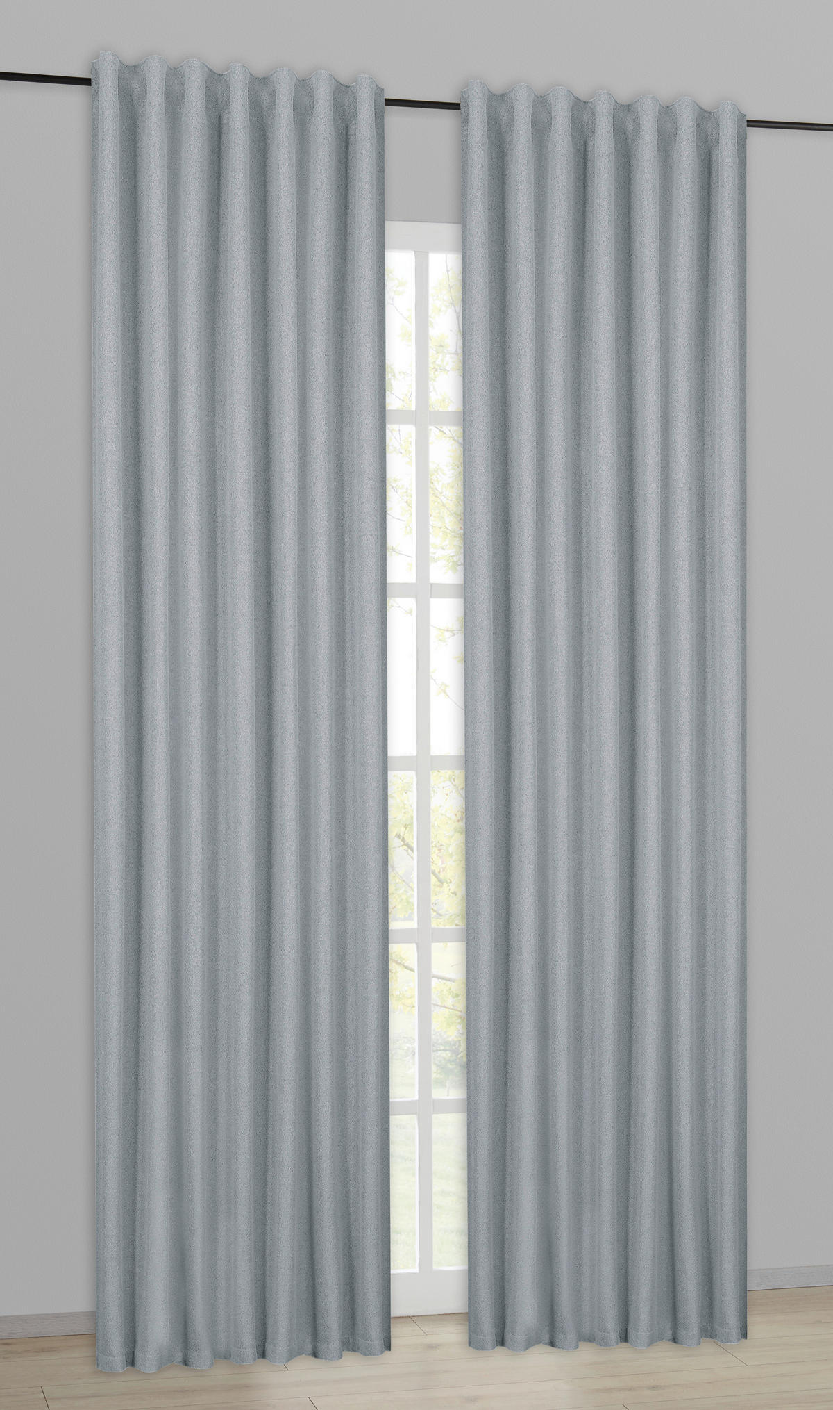 Verdunklungsvorhang Noah anthrazit B/L: ca. 135x245 cm Noah - anthrazit (135,00/245,00cm) - home Topline