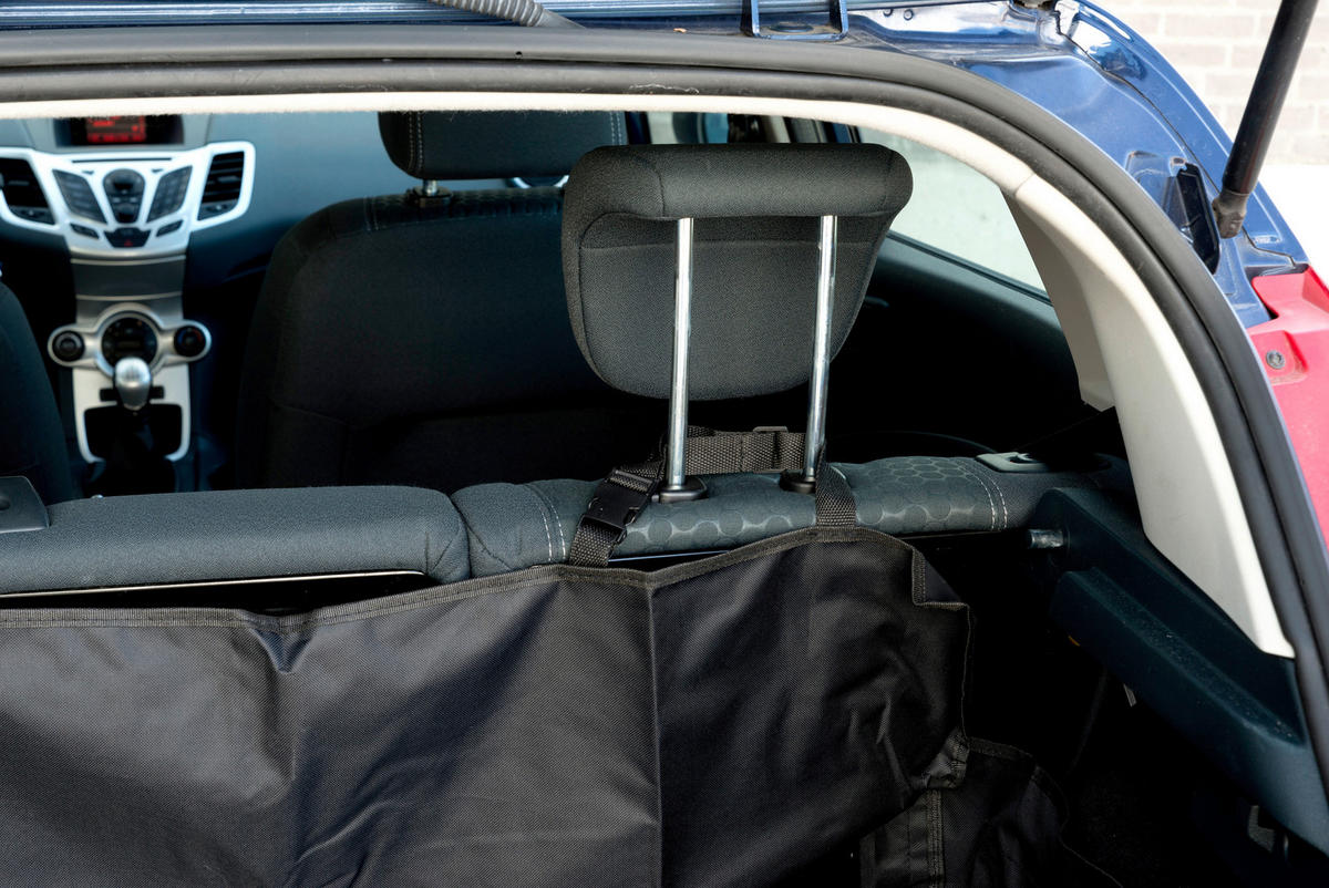 Hundedecke Auto Kofferraum schwarz Polyester B/H/L: ca. 104x33x155 cm Haustier_Autositzbezug - schwarz (155,00/104,00/33,00cm)