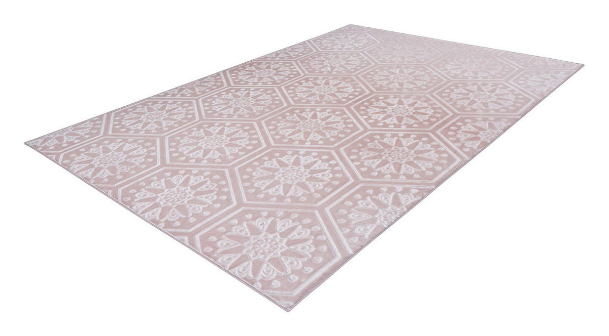 360Living Teppich Monroe rosa B/L: ca. 80x150 cm Monroe - rosa (80,00/150,00cm) - 360Living