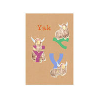 Komar Poster ABC Animal Y Buchstaben B/L: ca. 30x40 cm ABC Animal Y - (30,00/40,00cm) - Komar