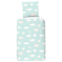 Baumwoll Bettwäsche Petting Zoo Renforce Petting Zoo - mint (135,00/200,00cm) - Good Morning