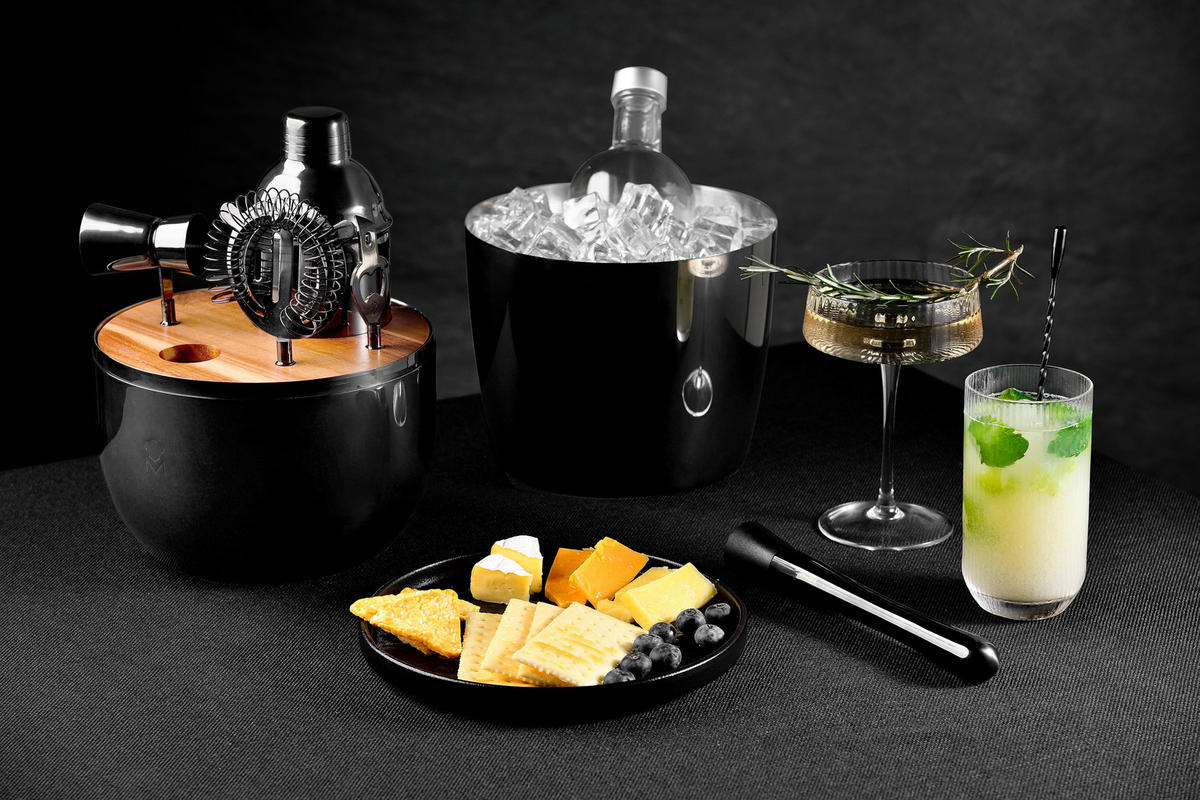 MASTERPRO Cocktail-Set THE DROP schwarz Edelstahl THE DROP - schwarz - MASTERPRO