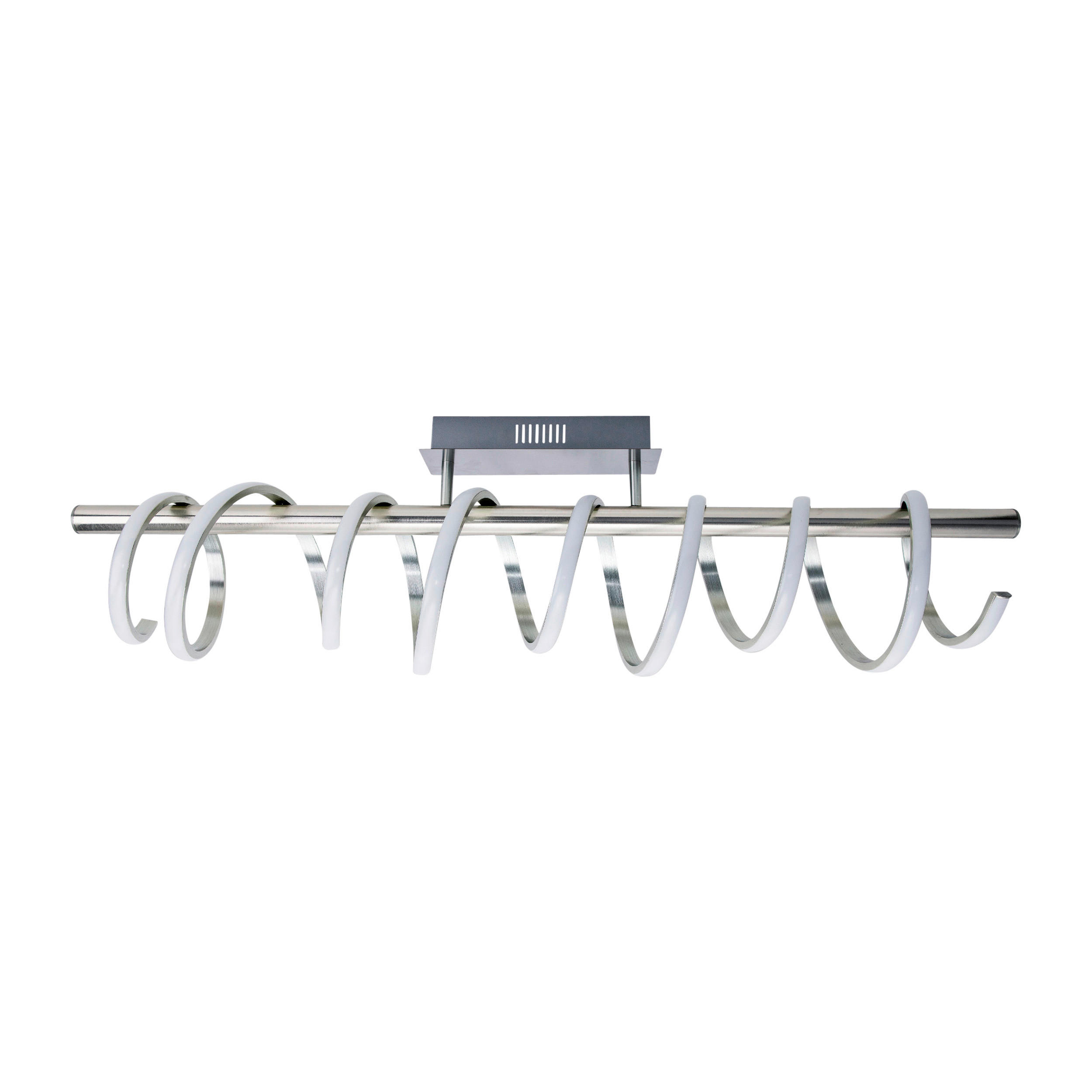 Näve Leuchten Deckenleuchte 1374350 nickel matt Metall Kunststoff B/H/T: ca. 20x27x100 cm null 1 Brennstellen Belleza - nickel matt (20,00/27,00/100,00cm) - Näve Leuchten