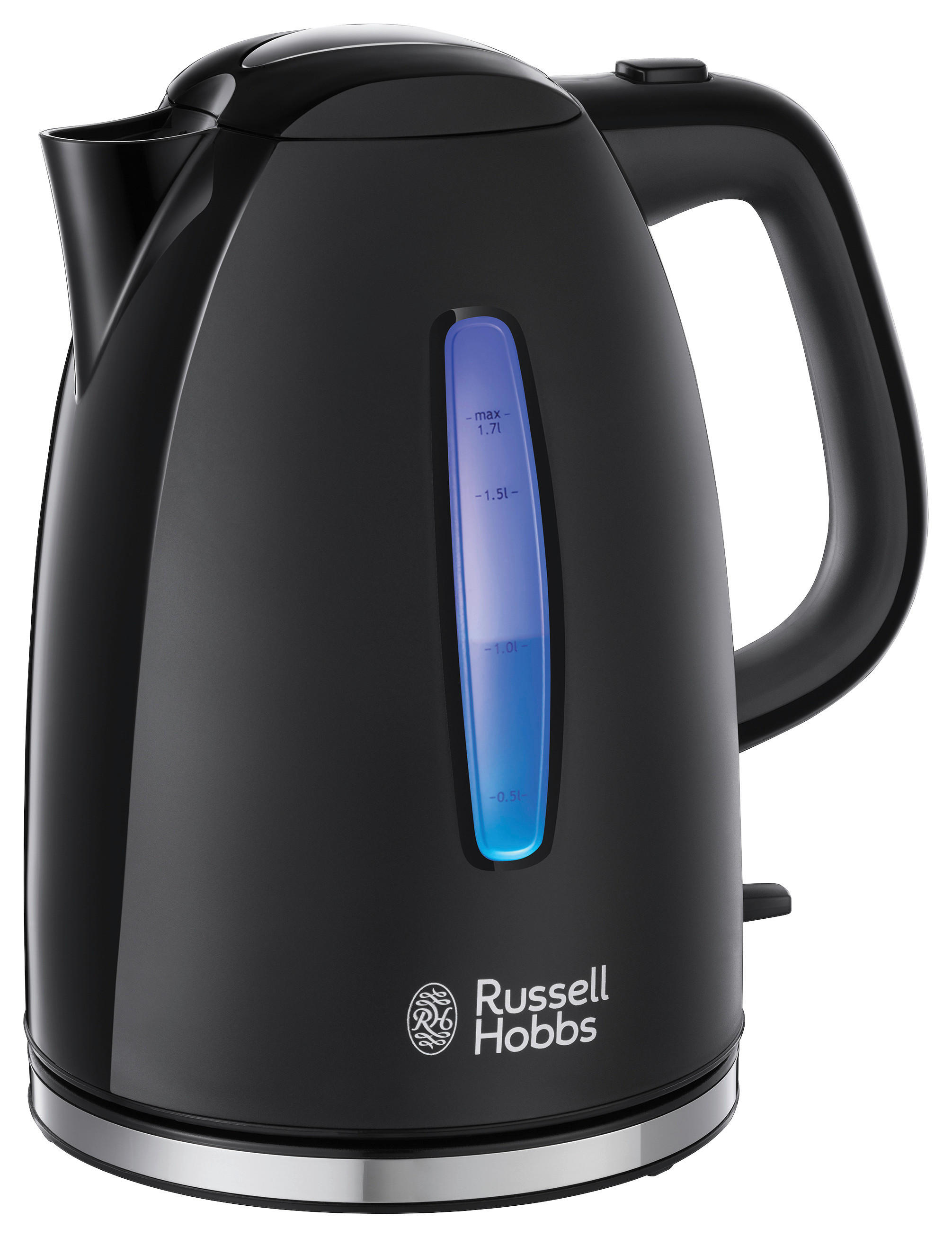 Russell Hobbs Wasserkocher 23326016002 schwarz Kunststoff B/H/T: ca. 20,8x23,8x16 cm ca. 1,7 l Wasserkocher_Textures_22591-70 - schwarz (20,80/23,80/16,00cm) - Russell Hobbs