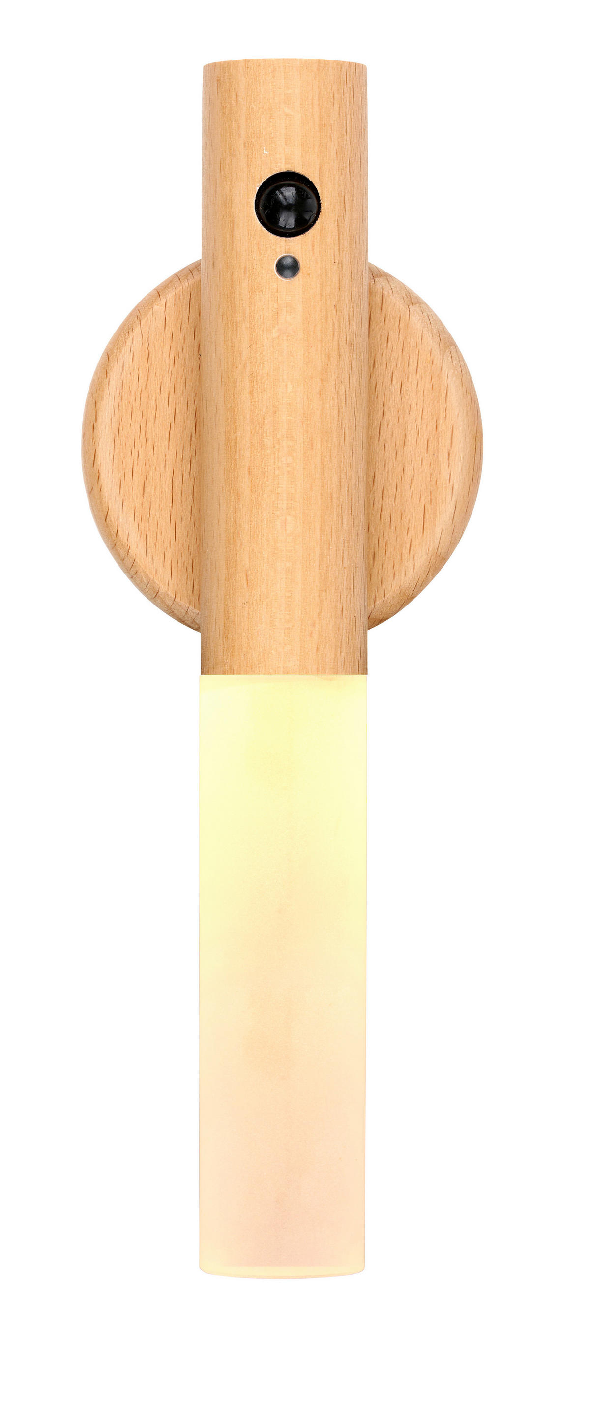 LED-Wandleuchte hellbraun dunkelbraun B/H/L: ca. 3x6x18 cm LED-Wandleuchte_Portabel - dunkelbraun/hellbraun (18,00/3,00/6,00cm)