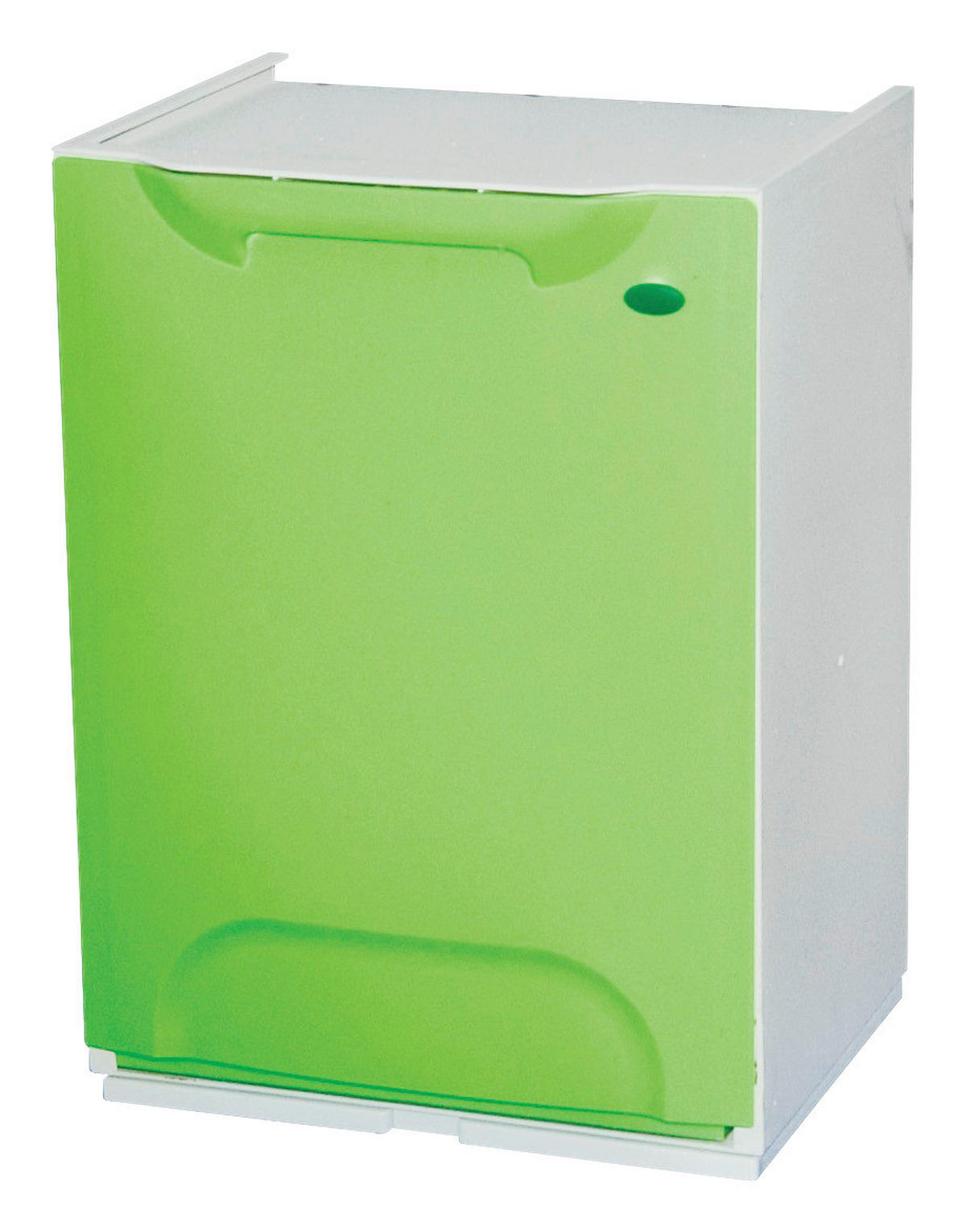 Eco-Logico Recycling-Eimer grün B/H/L: ca. 29x47x34 cm Recyclingeimer_mit_Innenkorb - grün (34,00/29,00/47,00cm) - Eco-Logico